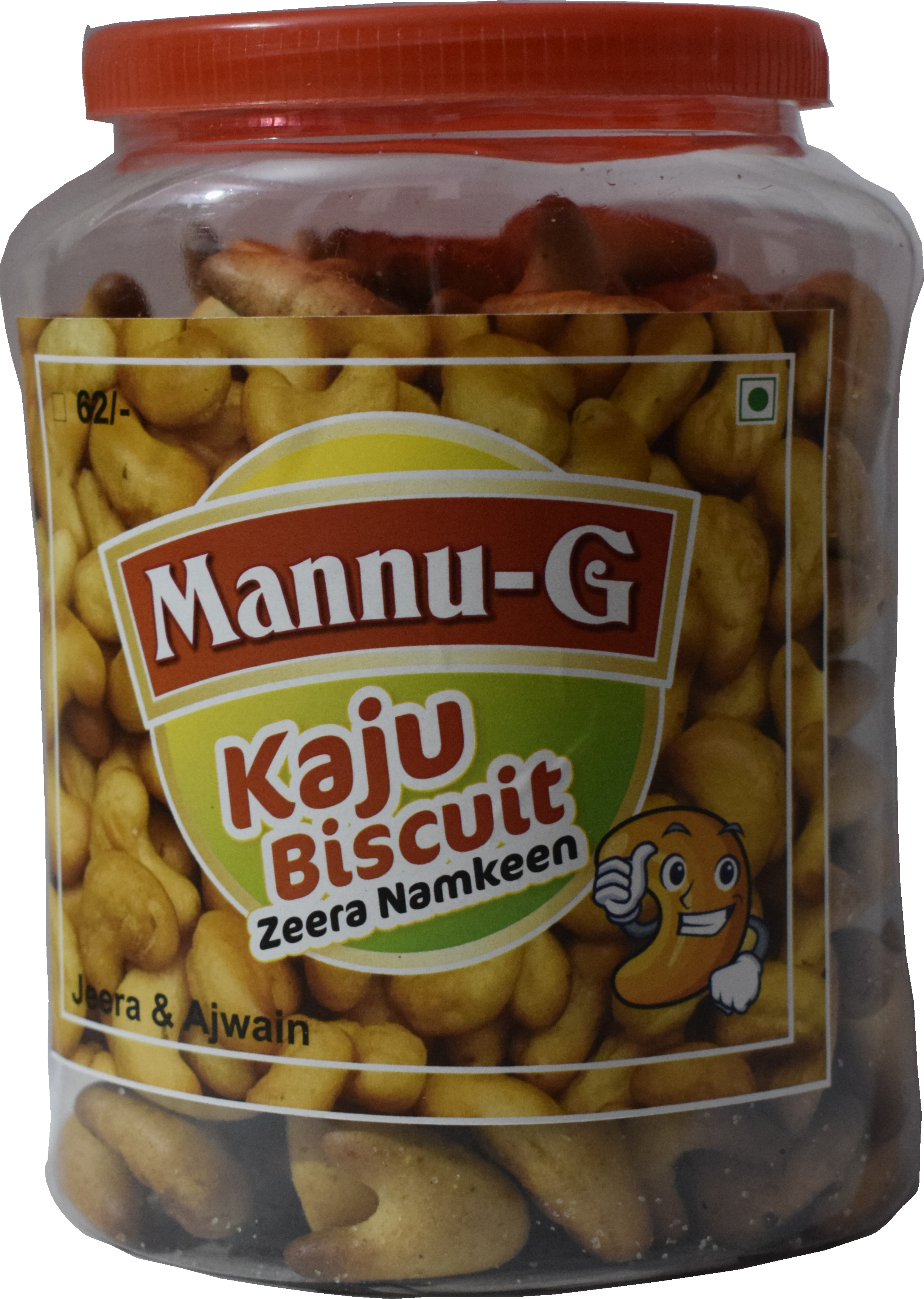 KAJU PLAIN WITH JEERA 150 GM PET JAR