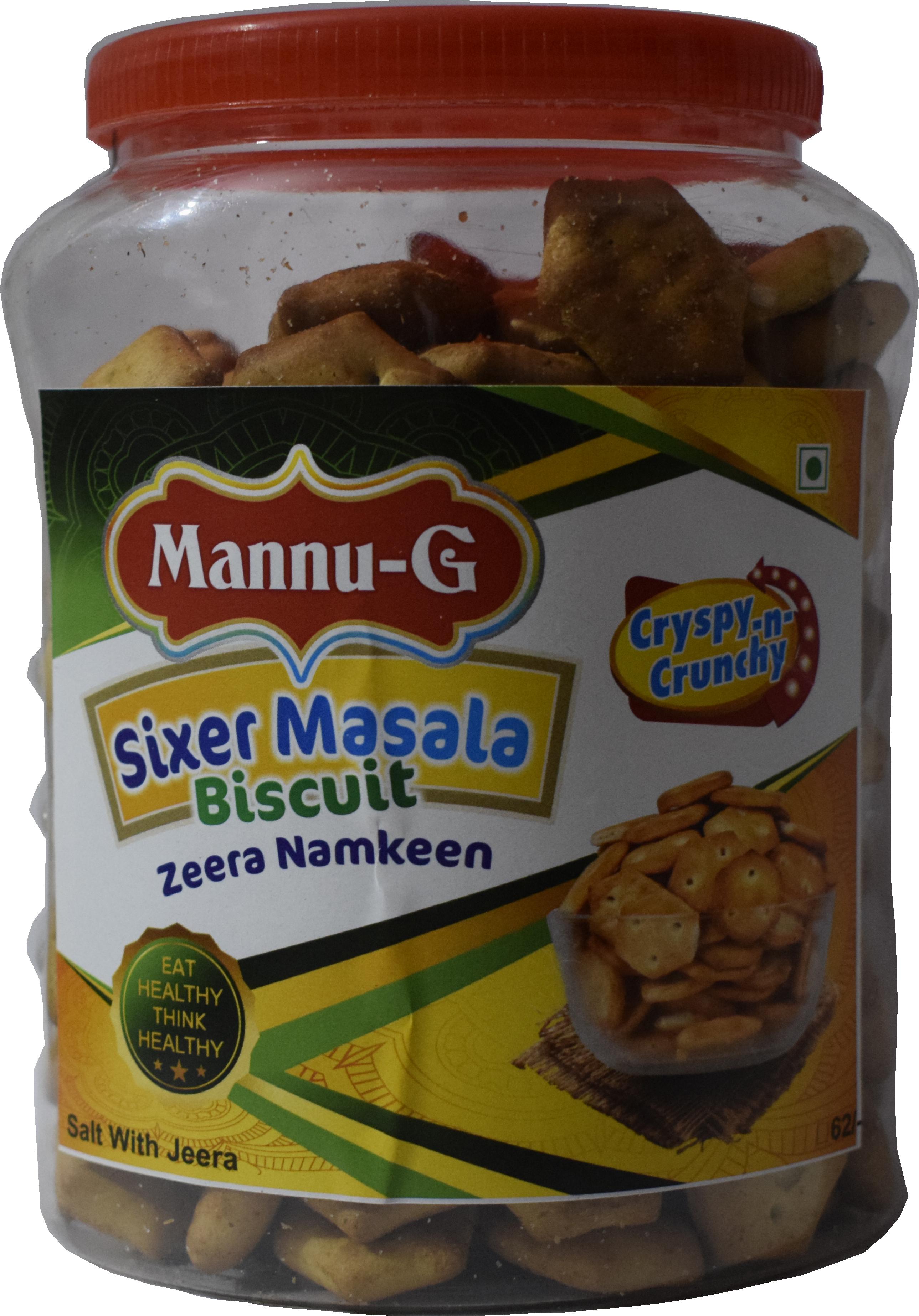 SIXCER SALTED WITH JEERA 150 GM PET JAR